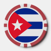 Lot De Jeton De Poker Drapeau Cuba (Recto)