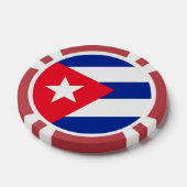 Lot De Jeton De Poker Drapeau Cuba (Simple)