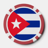 Lot De Jeton De Poker Drapeau Cuba (Verso)