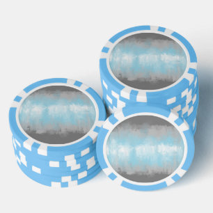Lot De Jeton De Poker Drapeau de fierté demigarçon funky abstrait grunge