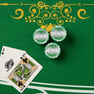 Lot De Jeton De Poker Drapeau de fierté grisromantique abstrait ondulé t