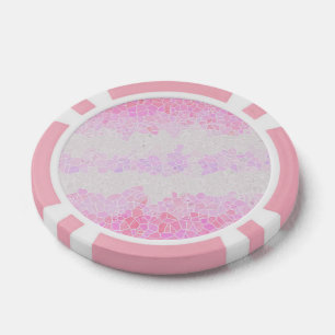 Lot De Jeton De Poker Drapeau de fierté Pomosexuel Abstrait Bohème Mosaï