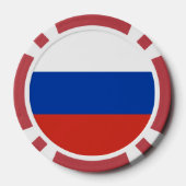 Lot De Jeton De Poker Drapeau de la Russie (Verso)