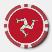 Lot De Jeton De Poker Drapeau de l'île de Man (Recto)