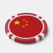 Lot De Jeton De Poker Drapeau de Macao (Simple)