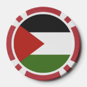 Lot De Jeton De Poker Drapeau de Palestine (Verso)
