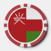Lot De Jeton De Poker Drapeau d'Oman (Recto)