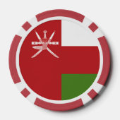Lot De Jeton De Poker Drapeau d'Oman (Verso)