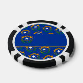 Lot De Jeton De Poker Drapeau du Nevada (Simple)
