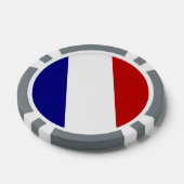 Lot De Jeton De Poker Drapeau français (Simple)