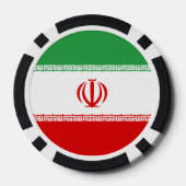 Lot De Jeton De Poker Drapeau Iran (Verso)