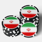 Lot De Jeton De Poker Drapeau Iran (Empiler)