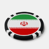 Lot De Jeton De Poker Drapeau Iran (Simple)