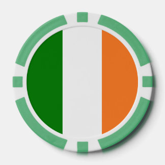 Lot De Jeton De Poker Drapeau Irlandais Total 