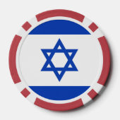 Lot De Jeton De Poker Drapeau Israël (Verso)