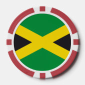 Lot De Jeton De Poker Drapeau jamaïcain (Recto)