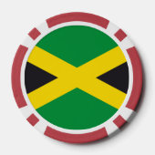 Lot De Jeton De Poker Drapeau jamaïcain (Verso)