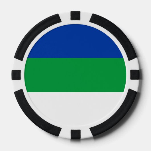 Lot De Jeton De Poker Drapeau Komi (Recto)
