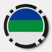 Lot De Jeton De Poker Drapeau Komi (Verso)