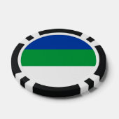 Lot De Jeton De Poker Drapeau Komi (Simple)