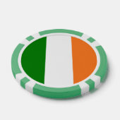 Lot De Jeton De Poker Drapeau total de l'Irlande (Simple)