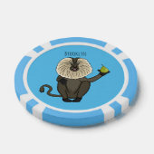 Lot De Jeton De Poker Drôle singe-singe macaque à queue de lion (Simple)