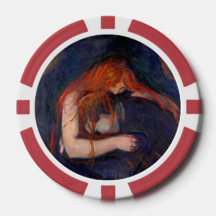 Lot De Jeton De Poker Edvard Munch - Vampire / Amour et Douleur