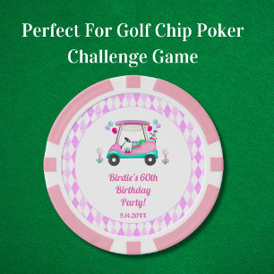 Lot De Jeton De Poker Élégant chariot de golf pour fête de femmes Annive