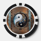 Lot De Jeton De Poker Élégant signe du Yin yang (Recto)