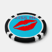 Lot De Jeton De Poker Embrasse-moi (Simple)