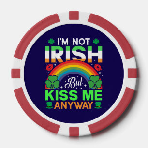 Lot De Jeton De Poker embrassez-moi quand même irish humour design-63942