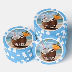 Lot De Jeton De Poker Emplacement personnalisé Coco Loco