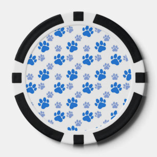 Lot De Jeton De Poker Empreinte De Patte De Chien Simple Amoureux Des An