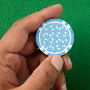 Lot De Jeton De Poker Empreintes bébé, Pied bébé, Marches, Bleu, Garçon