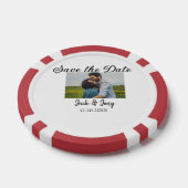 Lot De Jeton De Poker enregistrer la date simple minimum ajouter le nom (Simple)