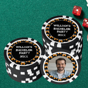 Lot De Jeton De Poker Enterrement de vie de garçon personnalisé avec le
