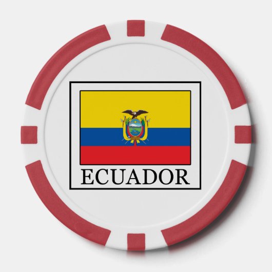 Lot De Jeton De Poker Équateur (Recto)