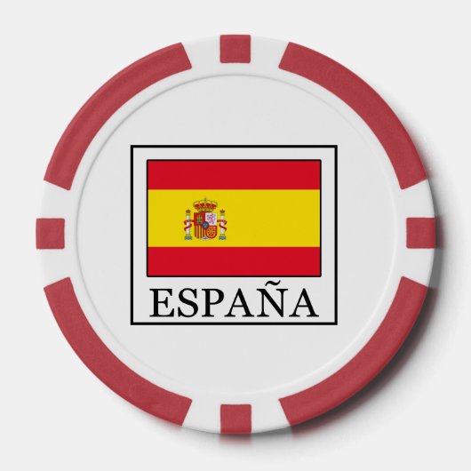 Lot De Jeton De Poker España (Recto)