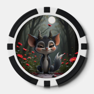 Lot De Jeton De Poker Esprit de la forêt de la malice au clair de lune d