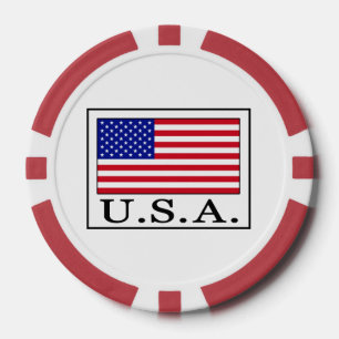 Lot De Jeton De Poker États-Unis