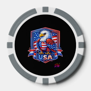 Lot De Jeton De Poker États-Unis 250