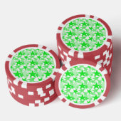 Lot De Jeton De Poker Étoiles 3 Vertes (Empiler)