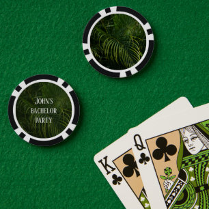 Lot De Jeton De Poker Événement personnalisé Bachelor & Party feuilles v