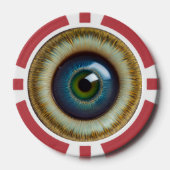 Lot De Jeton De Poker Eyeball étoile (Recto)