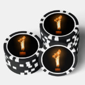Lot De Jeton De Poker Falln Fire (Empiler)