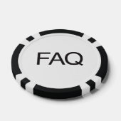 LOT DE JETON DE POKER FAQ (Simple)