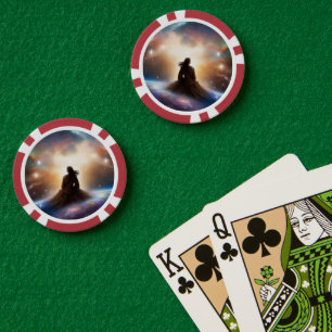 Lot De Jeton De Poker Femme Galaxie