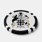 Lot De Jeton De Poker Fenton Family Crest (Simple)