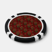 Lot De Jeton De Poker Festive Damask (Simple)
