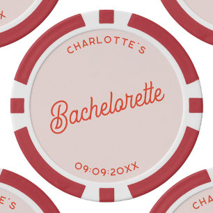 Lot De Jeton De Poker Fête de Bachelorette personnalisée
